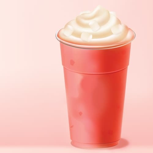 GF Raspberry Marshmallow Smoothie