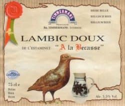 Timmermans Lambic Doux / Zoete Lambic