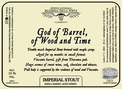 God of Barrel, of Wood And Time