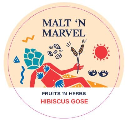 Malt 'N Marvel | Hibiscus Gose | Fruit & Herbs Series