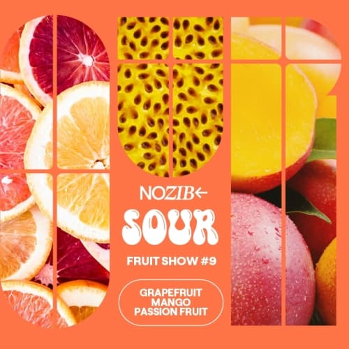 SOUR Fruit Show #9 Grapefruit + Mango + Passion Fruit