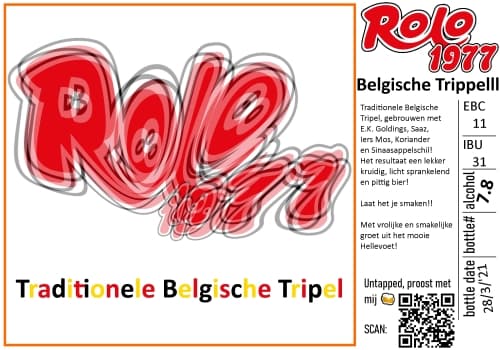 Rolo1977's Belgische Tripelll