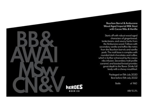 BB&AWAIMSwCN&V (3rd Anniversary Beer)