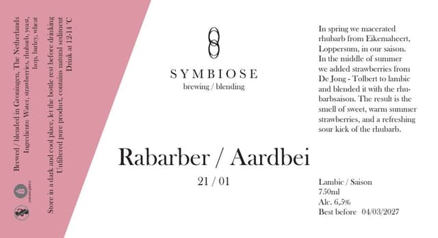 Rabarber / Aardbei 21/01