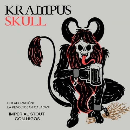 Krampus Skull