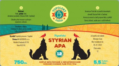 Topolská Styrian APA 12