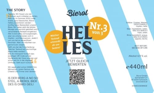 Bierol Helles Testsud 3