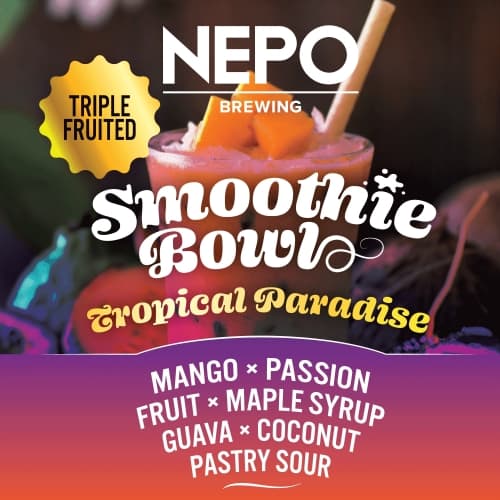 Smoothie Bowl: Triple Fruit Tropical Paradise