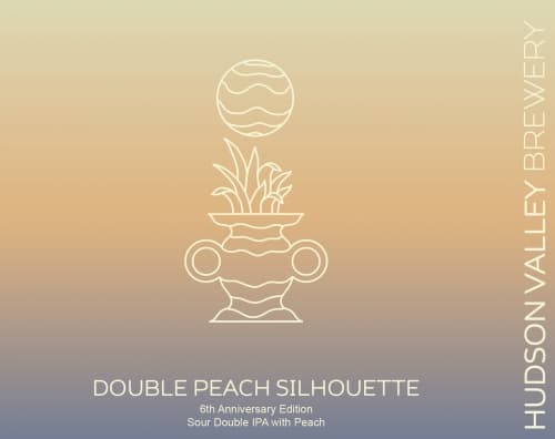 6th Anniversary Double Peach Silhouette