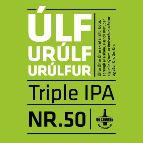ÚLFUR ÚLFUR ÚLFUR NR.50