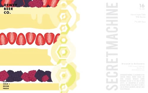 Secret Machine - Lemon Layer Cake With Berries