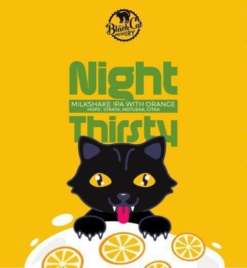 Night Thirsty Milkshake IPA With Orange