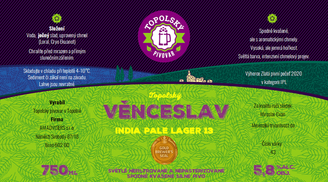 Topolský Věnceslav IPL 13