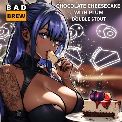 CHOCOLATE CHEESECAKE WITH PLUM