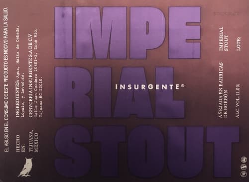 Bourbon Barrel Aged Imperial Stout