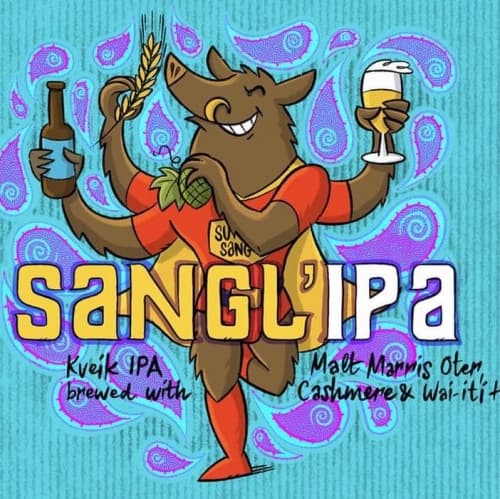 Sangl'IPA (Cashmere, Citra & Wai-Iti)