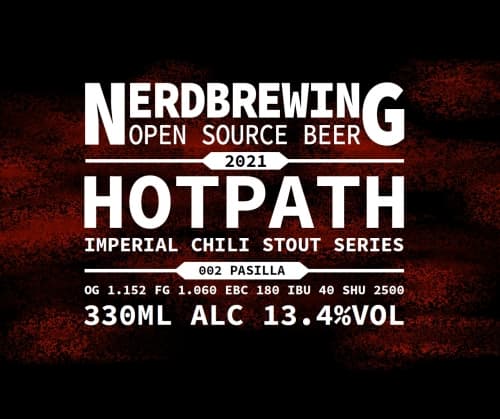 Hotpath Imperial Chili Stout - 002 Pasilla