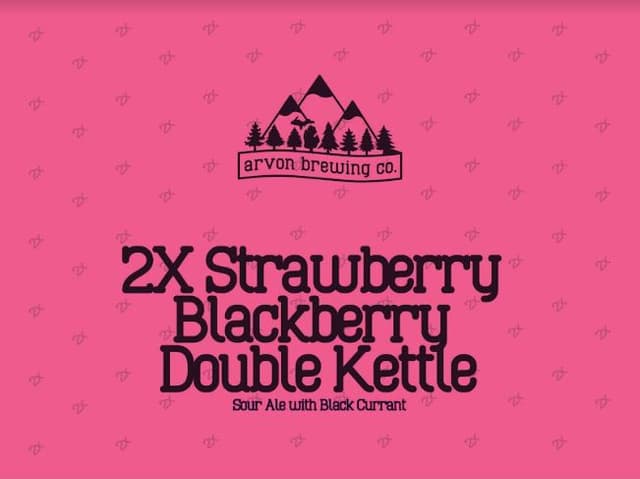 2x Strawberry Blackberry Double Kettle