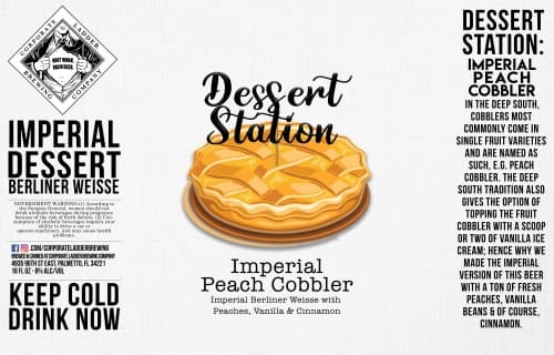 Dessert Station: Imperial Peach Cobbler