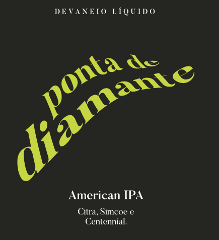 Ponta de Diamante - American IPA com Citra, Simcoe e Centennial