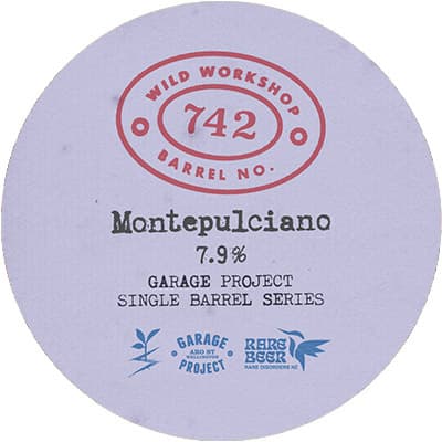 Single Barrel 742: Montepulciano
