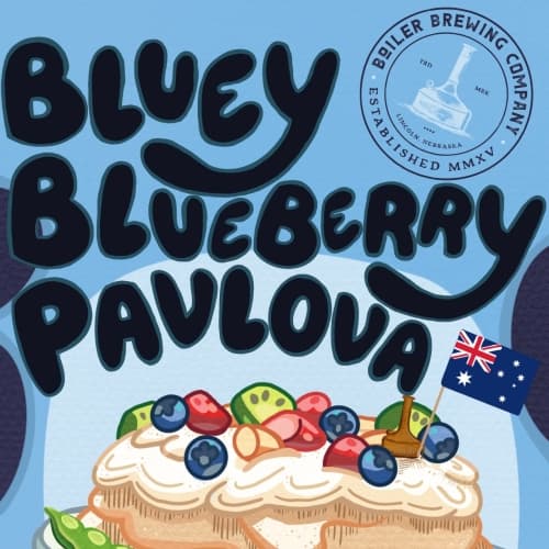 Bluey Blueberry Pavlova