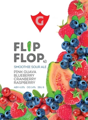 FLIP FLOP 43 | pink guava • blueberry • cranberry • raspberry
