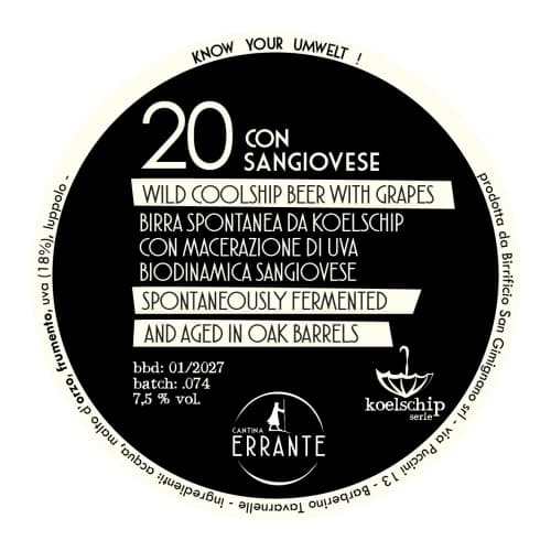 20 Con Sangiovese