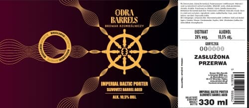 Imperial Baltic Porter SLIVOVITZ BA