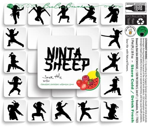 Ninja Sheep - Raspberry, Strawberry, Watermelon, Lemon