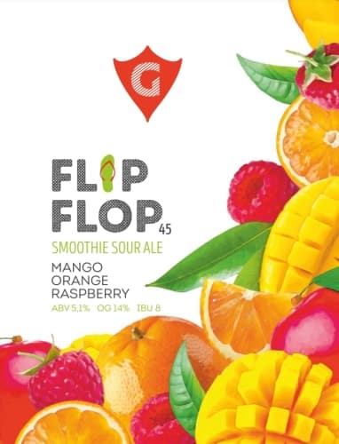 FLIP FLOP 45 | mango • orange • raspberry