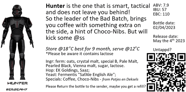 The Bad Batch: Hunter: Coffee - Choco
