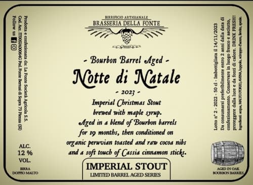 Notte Di Natale 2023 (Bourbon Barrel Aged)