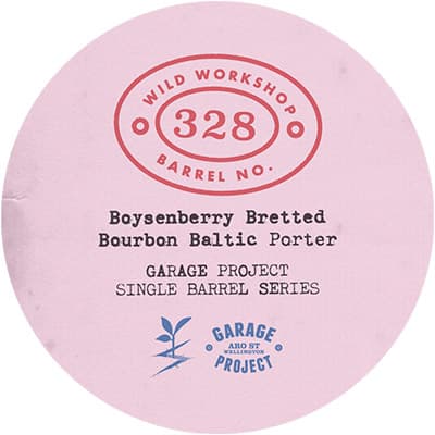 Single Barrel 328 Name: Boysenberry Bretted Bourbon Baltic Porter