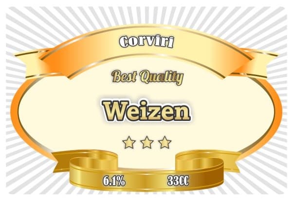 Corviri home brew Weizen