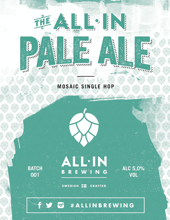The All In Pale Ale - Mosaic Single Hop