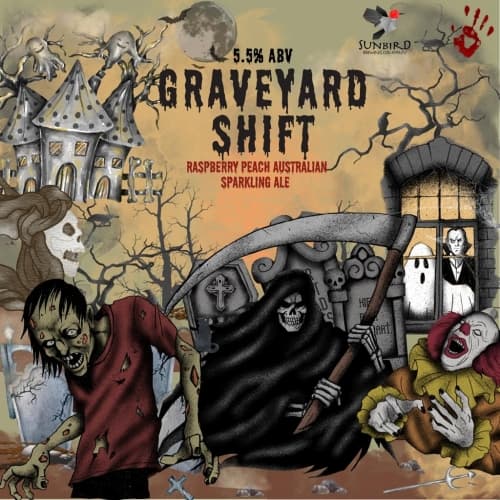 Graveyard Shift - Raspberry Peach Australian Sparkling Ale