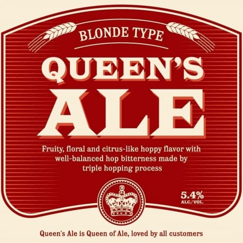 Queen's Ale Blonde Type