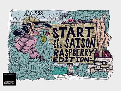 Start of the Saison Raspberry Edition