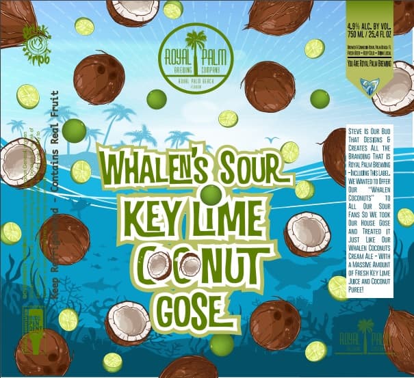 Whalen's Sour Key Lime Coconut Gose