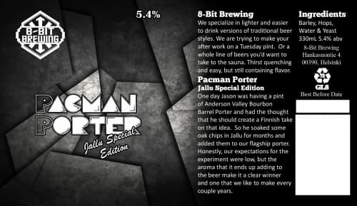 Pacman Porter - Jallu Special Edition