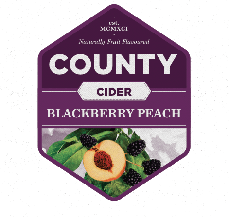 County Blackberry Peach Cider
