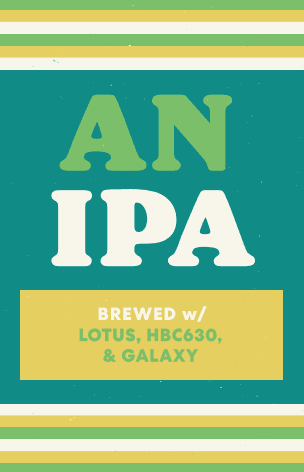 An IPA (Lotus, HBC630 & Galaxy)