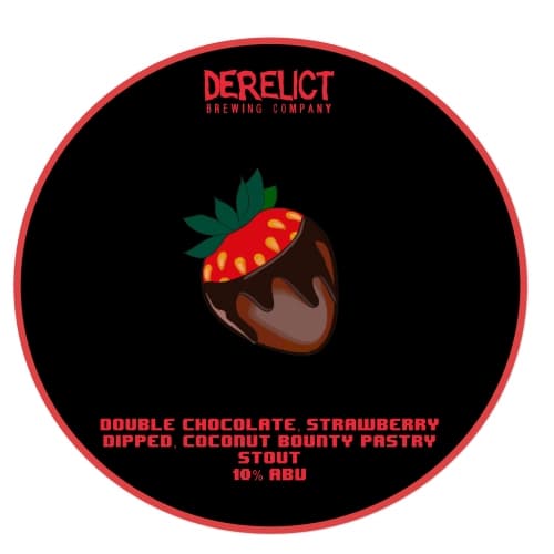 Double Chocolate Strawberry Dipped Coconut Bounty Pastry Stout
