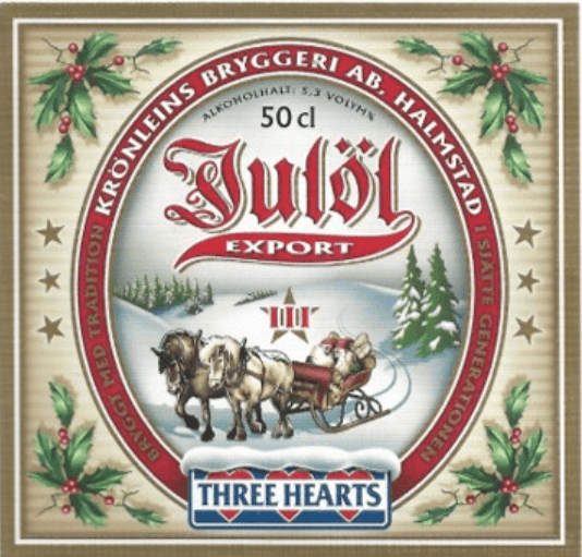 Three Hearts Julöl Export