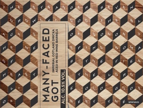 Many-Faced Got Red Wine Barrel Aged