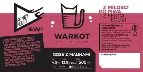 Gose z Malinami