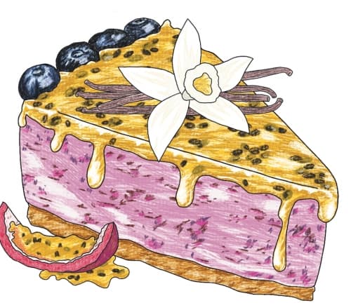 Blueberry Passionfruit Pie