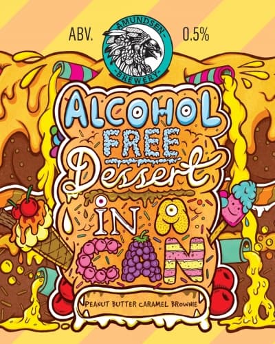 Alcohol Free Dessert In A Can Peanut Butter Caramel Brownie