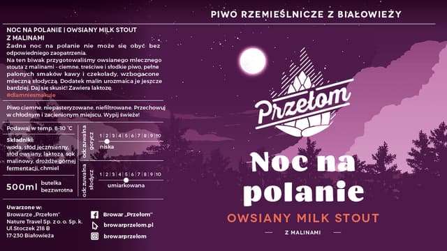 Noc na Polanie z Malinami